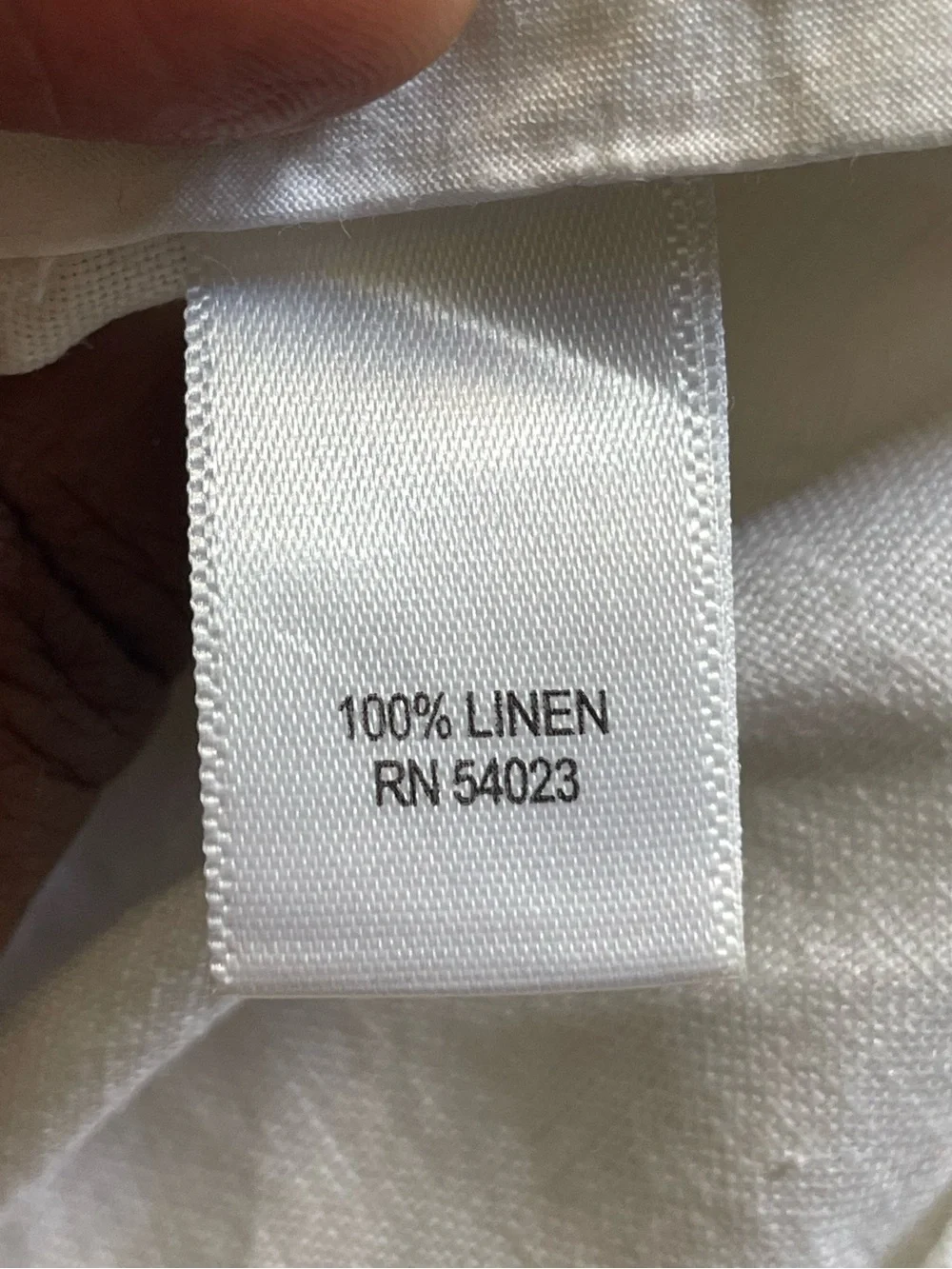 Banana Republic 100% Linen Women’s White Straight Leg Pants Size 14